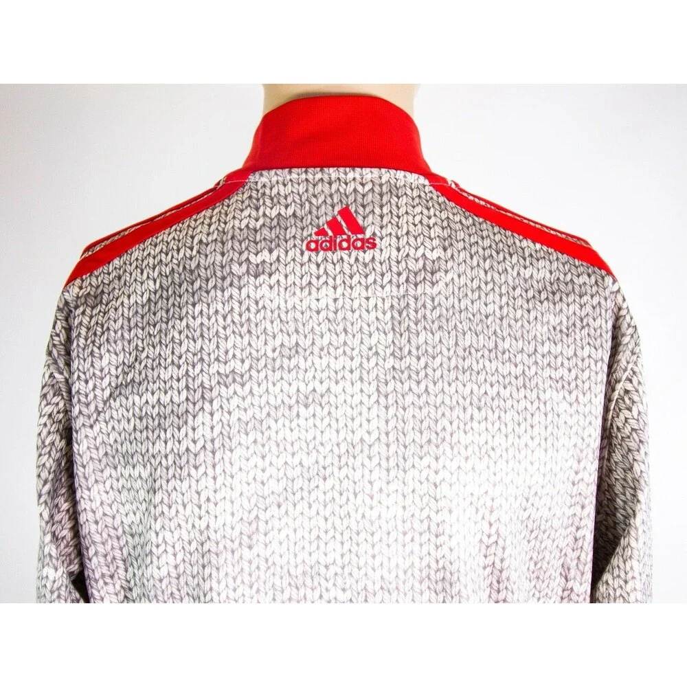 NBA Adidas Basketball Warm Up Jacket Player Issued Zip/Snap Button Up Size Small